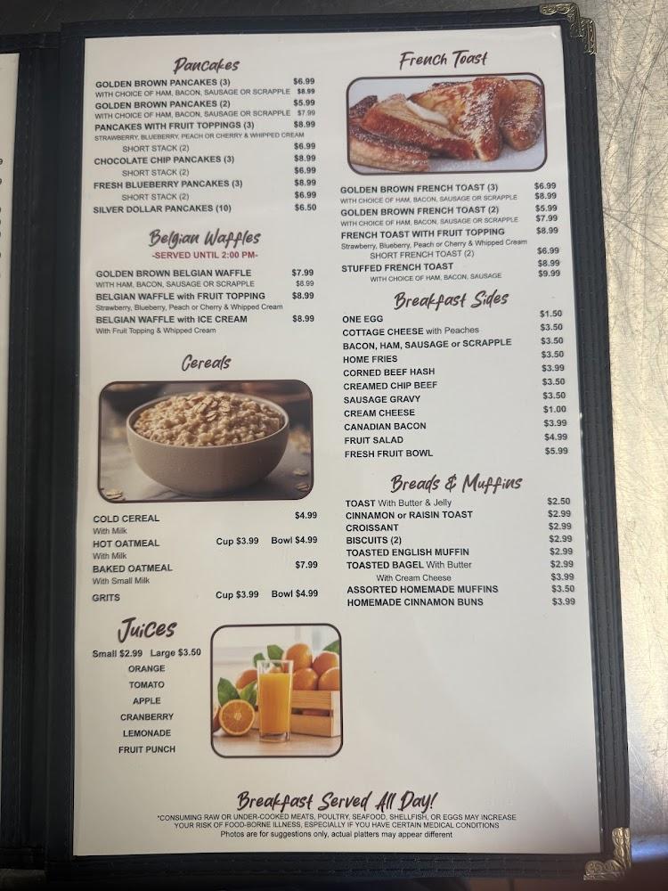 Mechanicsburg Family Restaurant Menu image 2