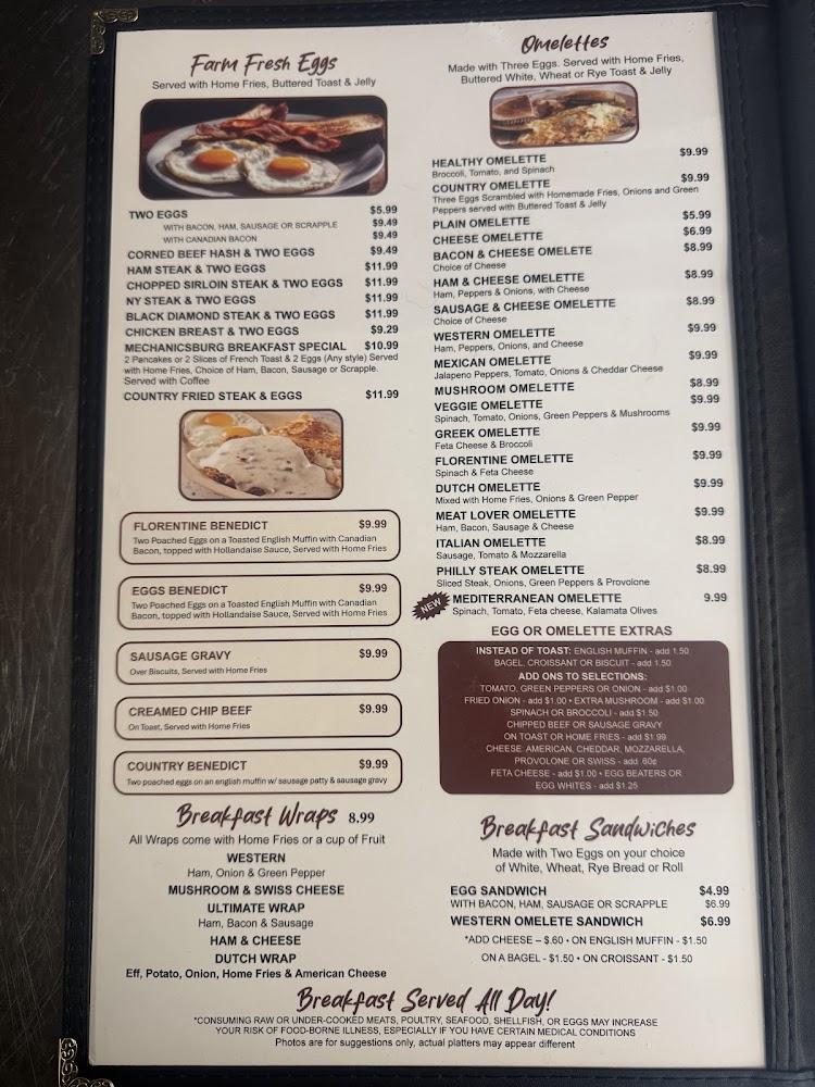 Mechanicsburg Family Restaurant Menu image 4
